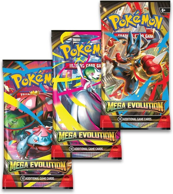 Pokémon TCG ME01 - 3 Blister Booster