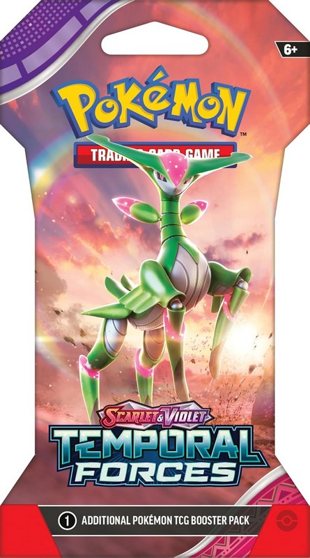 Pokémon TCG SV05 Temporal Forces 1 Blister Booster Gyűjtői Kártyacsomag Föld