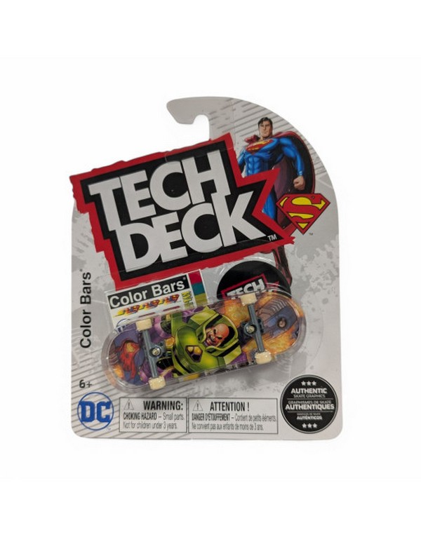 Tech Deck Ujj Gördeszka Color Bars Dc Zöld Ruhás Lex Luthor