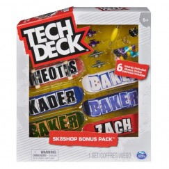 Tech Deck 6 db-os szett Bonus Pack - Baker