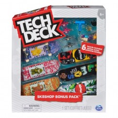Tech Deck 6 db-os szett Bonus Pack - Almost Plüss Állatos