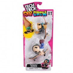 Tech Deck Ujj Gördeszka Figurával Kezdő Csomag - Fekete-Fehér Kerék
