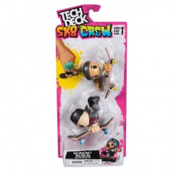 Tech Deck Ujj Gördeszka Figurával Kezdő Csomag - Kék-Sárga Kerék