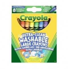 Crayola Extra Kimosható Zsírkréta 8db