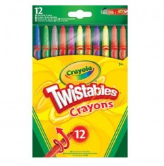 Crayola 12 darabos kitekerhető viaszkréta