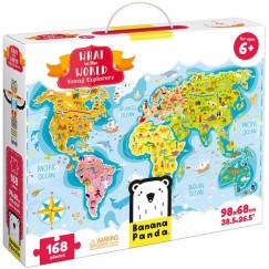 Banana Panda Puzzle 168 db Felfedezők térképe