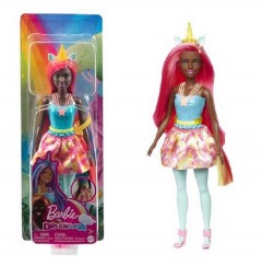 Barbie Dreamtopia Unikornis Baba - Sárga Szarvú