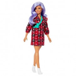 Barbie Fashionista Barátnők - Baba Levelndula Színű Hajjal (157)