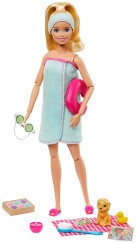 Barbie feltöltődés - Barbie baba kiegészítőkkel Szauna