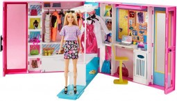 Barbie álom öltöző szoba babával