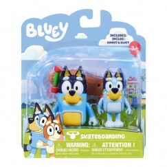 Bluey Figura Dupla Csomag Gördeszkások
