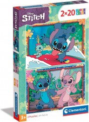 Clementoni Puzzle 2x20 db Disney Stitch