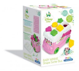 Clementoni Baby formabedobó Minnie autóbusz