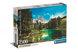 Clementoni Puzzle 1500 db HQC - Blue Lake (kompakt doboz)