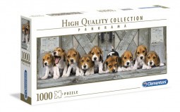 Clementoni Puzzle 1000 db-os HQC Panoráma - Beagle kiskutyák