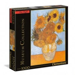 Clementoni Puzzle 1000 db-os - Van Gogh: Napraforgók