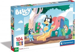 Clementoni Puzzle 104 db Supercolor - Bluey
