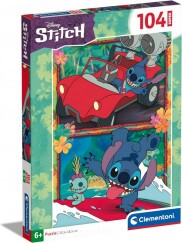 Clementoni Puzzle 104 db Supercolor - Stitch