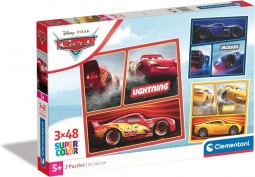 Clementoni Puzzle 3X48 db Supercolor - Cars