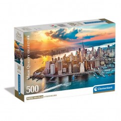 Clementoni Puzzle 500 db HQC - New York (kompakt doboz)