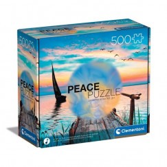 Clementoni Puzzle 500 db-os Peace puzzle - Erdei tó