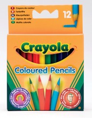 Crayola 12 db félhosszú extra puha színes ceruza