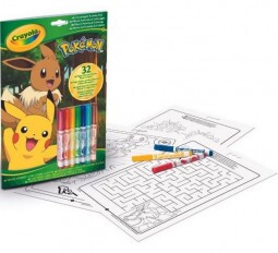 Crayola Color & Activity Pokémon Foglalkoztató Füzet