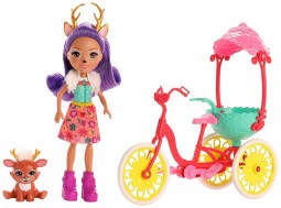 Enchantimals baba állatkával közepes szett Danessa Deer