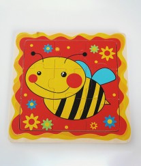 Fa Puzzle 9 db-os Méhecskés