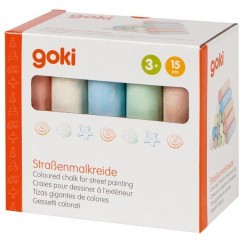 Goki Aszfaltkréta 15 db-os (11 cm)