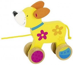 Goki Susibelle húzható sárga kutyus 15 cm
