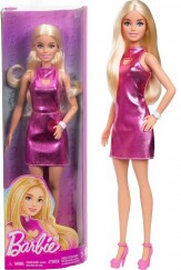 Barbie Fashionista Barátnők Stílusos Divatbaba - Fényes Pink Ruhában