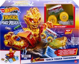 Hot Wheels Monster Trucks Power Smasher Tűzszörny Pályaszett