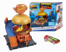 Hot Wheels City Alap Pálya Downtown Burger Drive