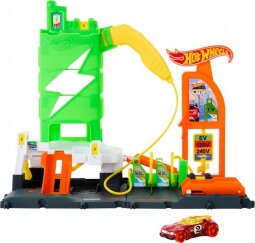 Hot Wheels City Szuper Töltőállomás