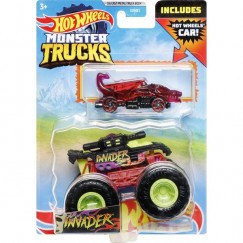 Hot Wheels Monster Truck +Ajándék Invader