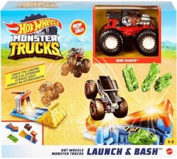 Hot Wheels Monster Trucks Pálya Szett Launch & Bash