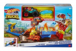 Hot Wheels Monster Trucks Zúzda Parkoló