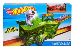 Hot Wheels szétnyitható pályaszett Ghost Garage