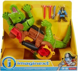 Imaginext sétáló krokodil és Hook kapitány