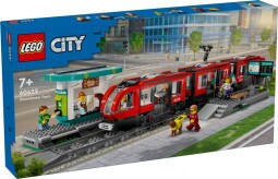LEGO City 60423 Belvárosi Villamos És Megálló
