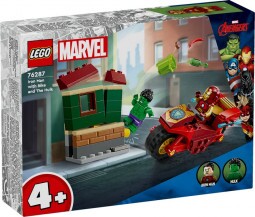 LEGO Super Heroes 76287 Vasember Motorral És Hulk