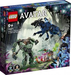 LEGO Avatar 75571 Neytiri és Thanator az  AMP Suit-os Quaritch ellen