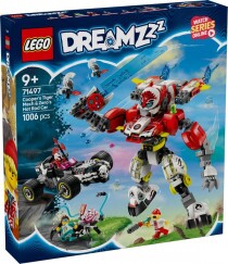 LEGO DREAMZzz 71497 Cooper Tigrisrobotja És Zero Hot Rod Autója