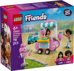 LEGO Friends 42643 Vattacukorárus pult és robogó