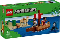 LEGO Minecraft 21259 A kalózhajós utazás