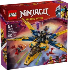 LEGO Ninjago 71833 Ras És Arin Szuper Viharrepülője