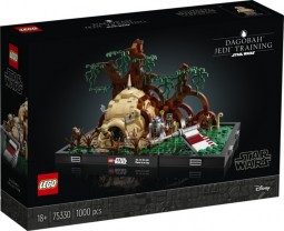 LEGO Star Wars 75330 Jedi™ kiképzés a Dagobah™ bolygón dioráma