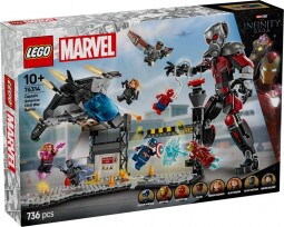 LEGO Super Heroes 76314 Amerika Kapitány: Polgárháború Csatajelenet