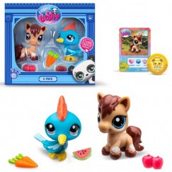 Littlest Pet Shop Dupla Csomag - Ló és Harkály